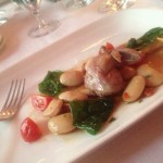 Delicious Quail with Lupini Beans!